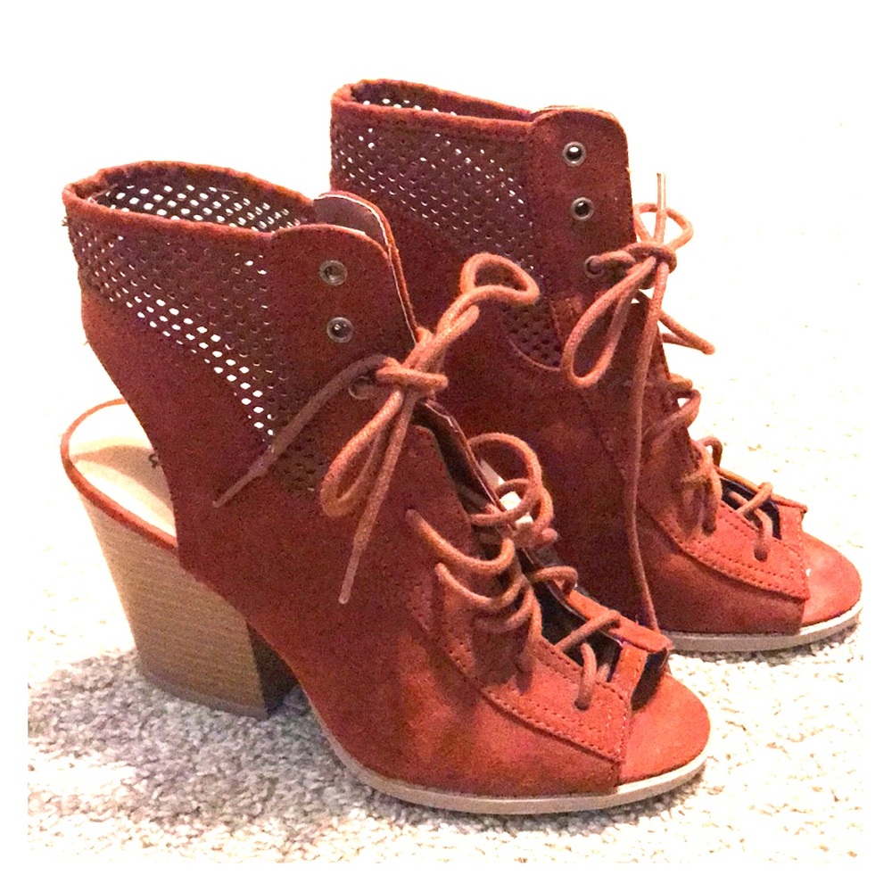Lace up heels